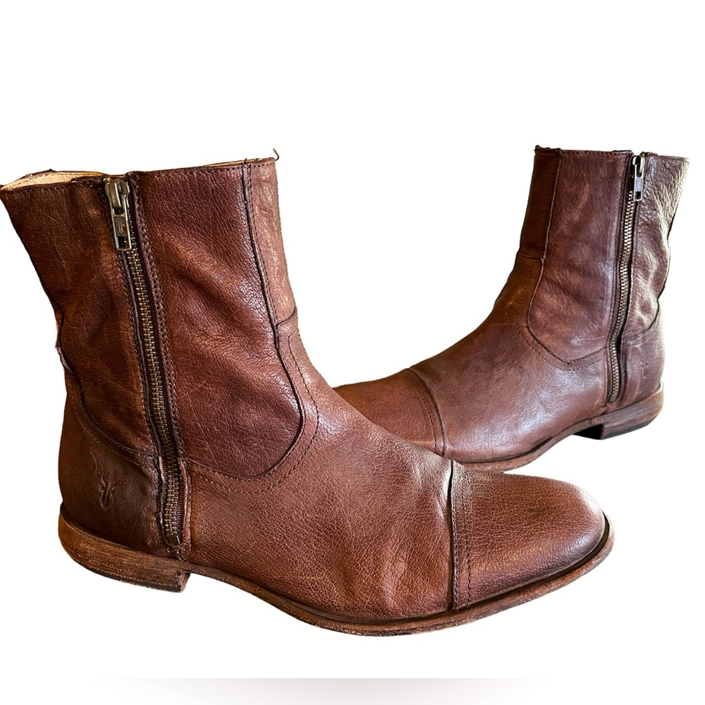 Frye Brown Leather Men's Boots